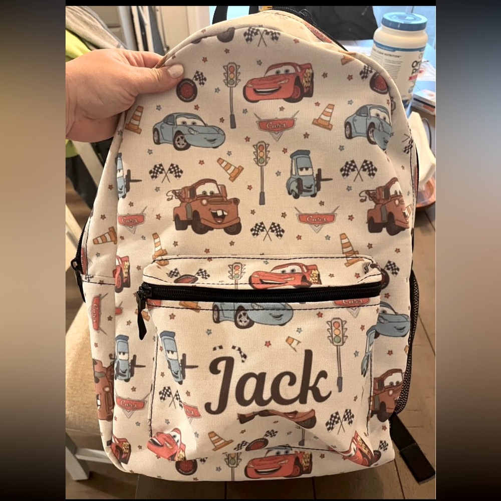 Disney Pixar Cars Print Backpack